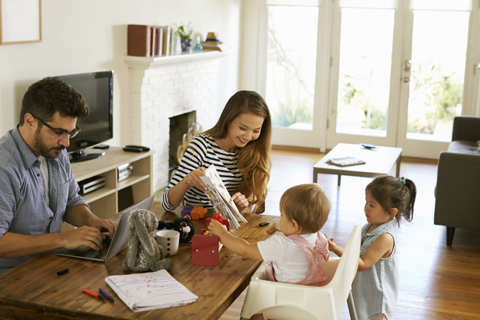 Family builds budget together