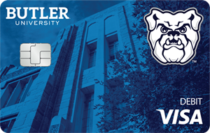 Butler University Elements Financial Debit Card