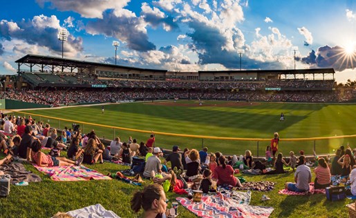 Panoramic photo of Victory Field