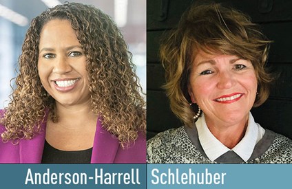 Whitney Anderson-Harrell and Lisa Schlehuber