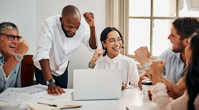 Friends watching a great webinar.