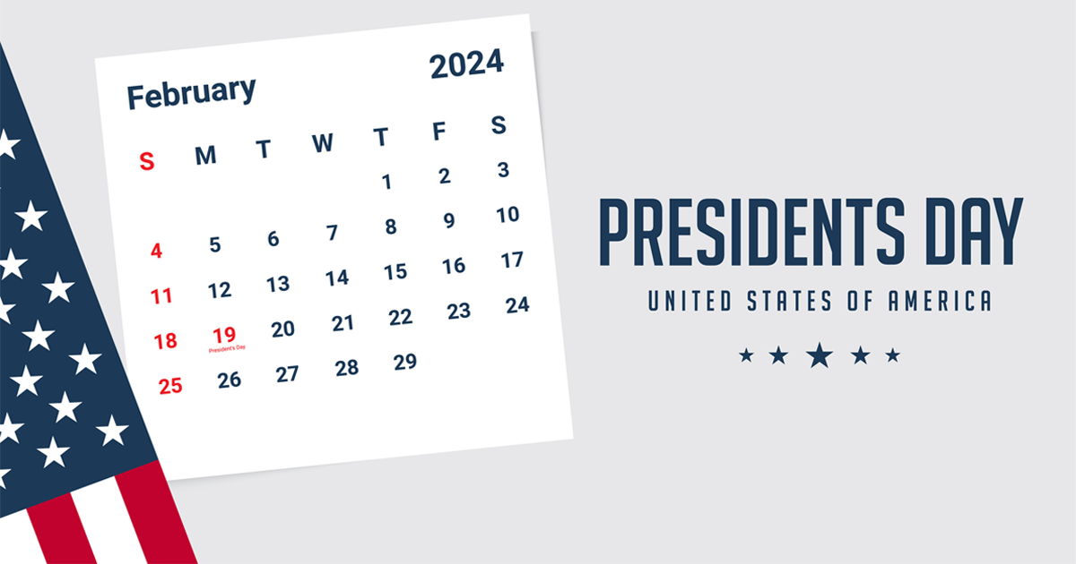 Holiday Hours Presidents Day Elements Financial